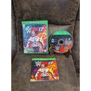 WWE 2K17 (Microsoft Xbox One, 2016) Complete CIB W/ Manual Tested Working